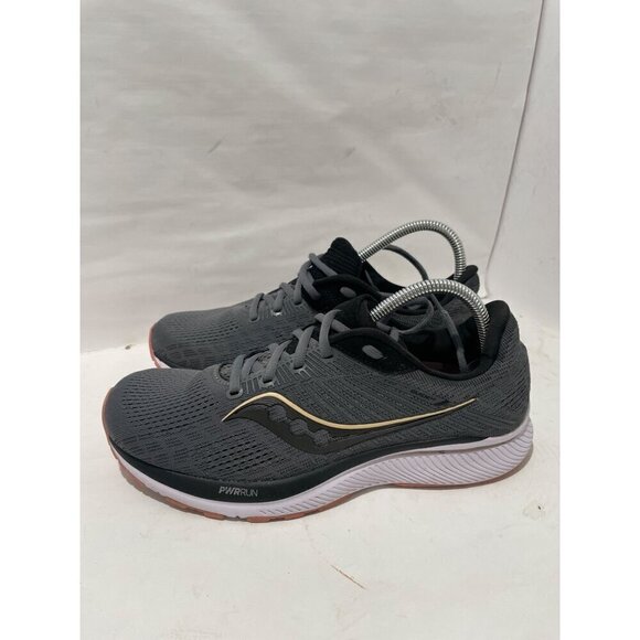 Saucony Women’s athletic running shoes size 9.5 Gray Low Top Lace up S10654-45 - Picture 1 of 6